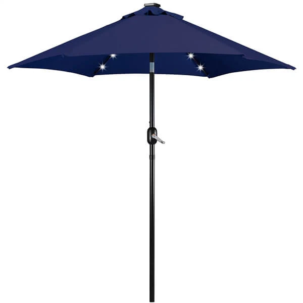 Yaheetech 7.5FT Solar Powered Patio Umbrella - Image 5
