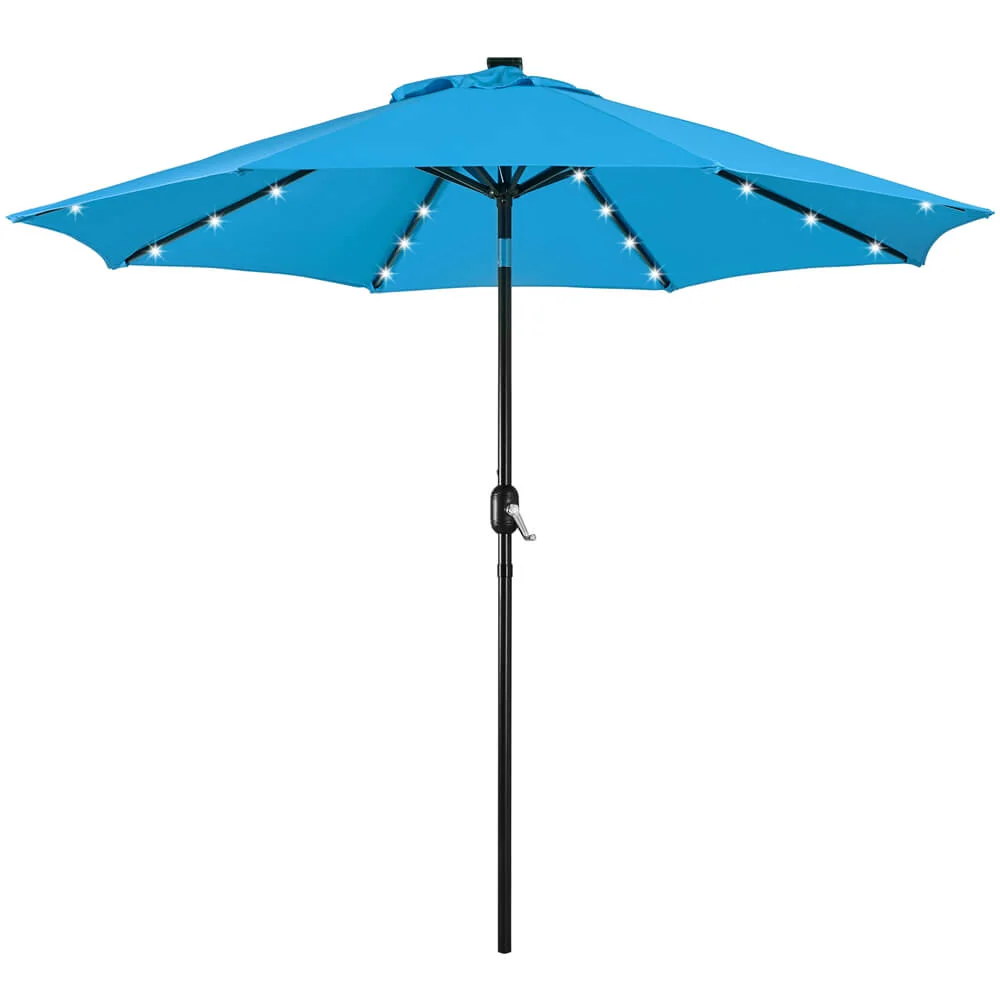 Yaheetech 9FT Solar Powered Patio Umbrella - Image 8