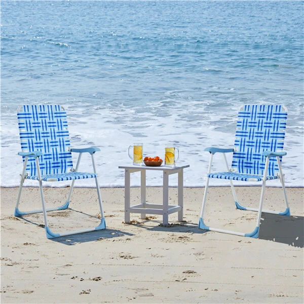 Yaheetech Patio Webbed Lawn Chairs - Image 11
