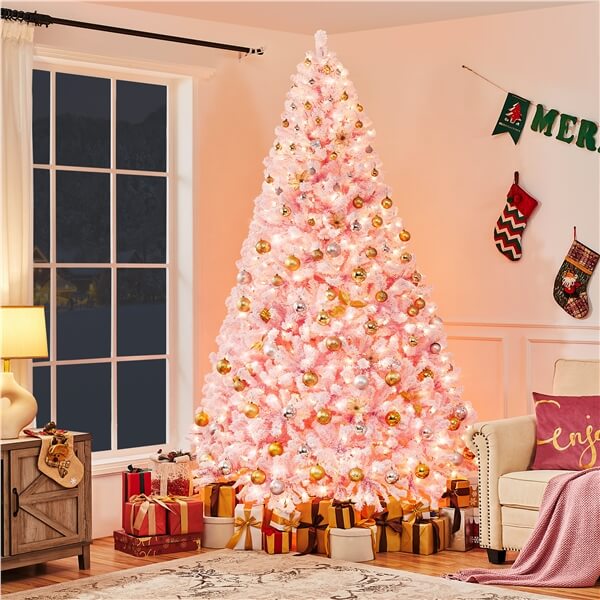 Yaheetech 9ft Pencil Christmas Tree