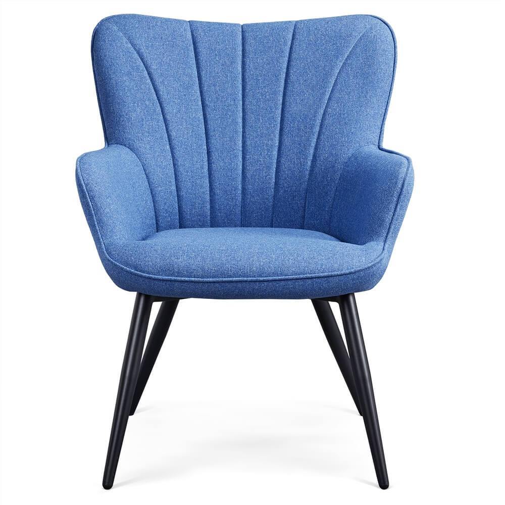Yaheetech Pleated Fabric Armchair - Image 3