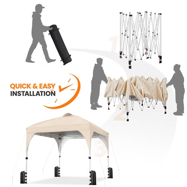 Yaheetech Pop Up Canopy 10 x 10ft - Image 8
