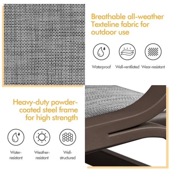 Yaheetech Porch Glider Chair - Image 6