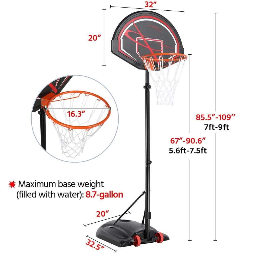 Yaheetech Portable Basketball Hoop - Image 3