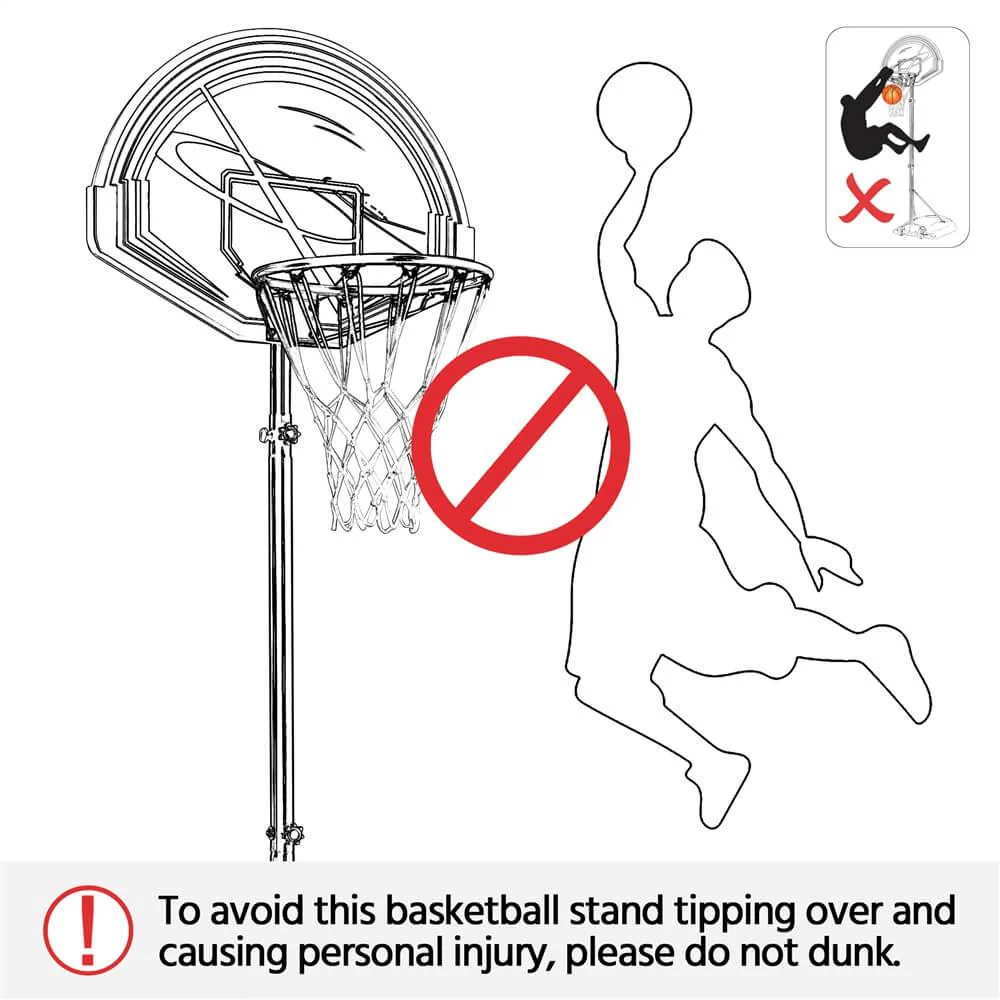 Yaheetech Portable Basketball Hoop - Image 7