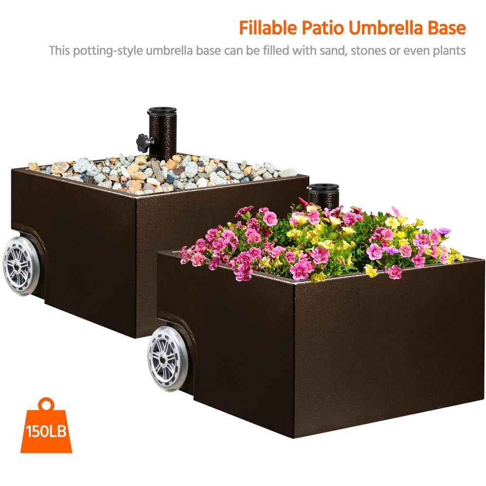 Yaheetech Portable Patio Umbrella Base 150lb - Image 5