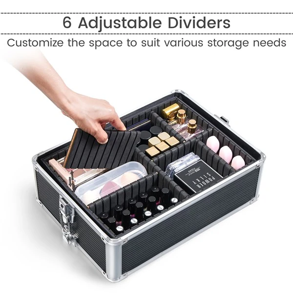 Yaheetech Professional Makeup Train Case 5 in 1 - Image 7