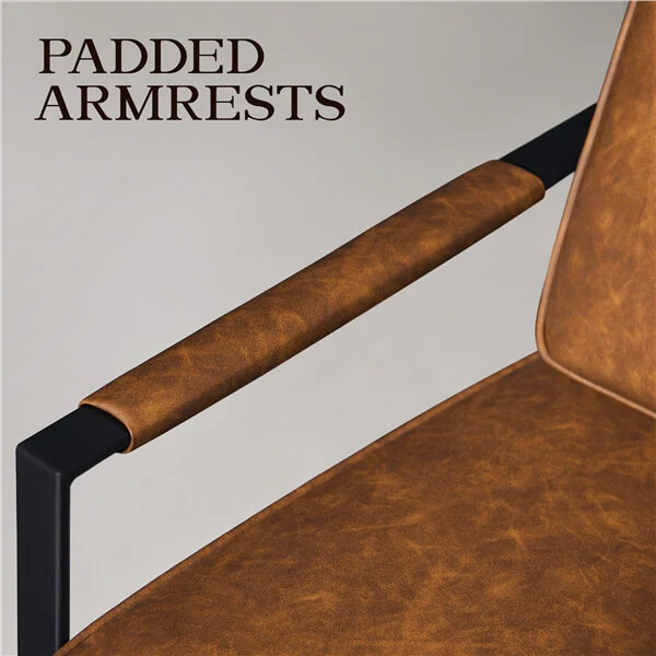 Yaheetech Set of 2 PU Leather Armchairs - Image 13