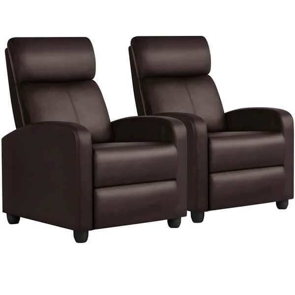 Yaheetech PU Leather Reclining Chair Set of 2 - Image 4