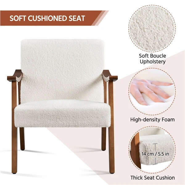 Yaheetech Fabric Accent Chair - Image 5