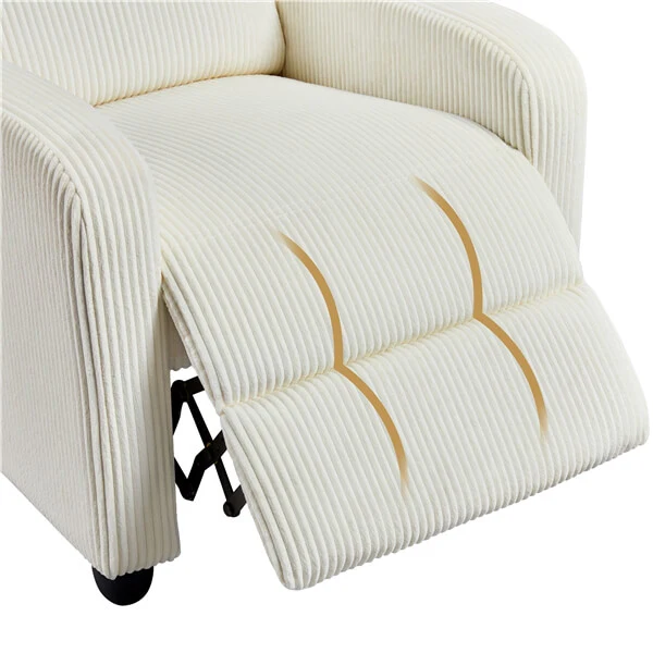 Yaheetech Recliner Chair Corduroy Recliner Sofa - Image 5