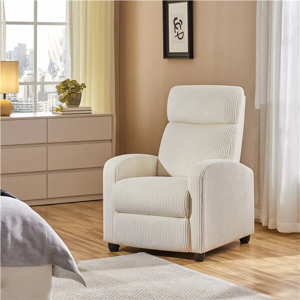 Yaheetech Recliner Chair Corduroy Recliner Sofa - Image 7
