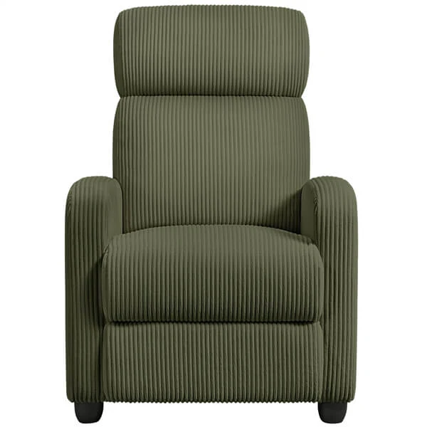 Yaheetech Recliner Chair Corduroy Recliner Sofa - Image 8