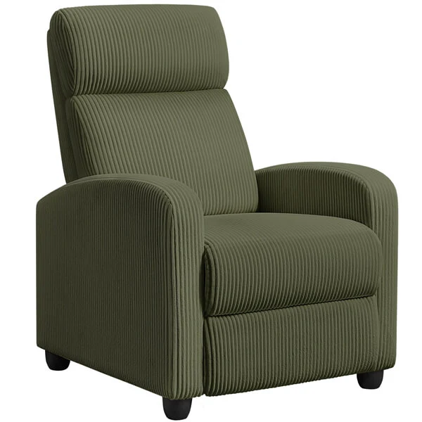 Yaheetech Recliner Chair Corduroy Recliner Sofa - Image 9