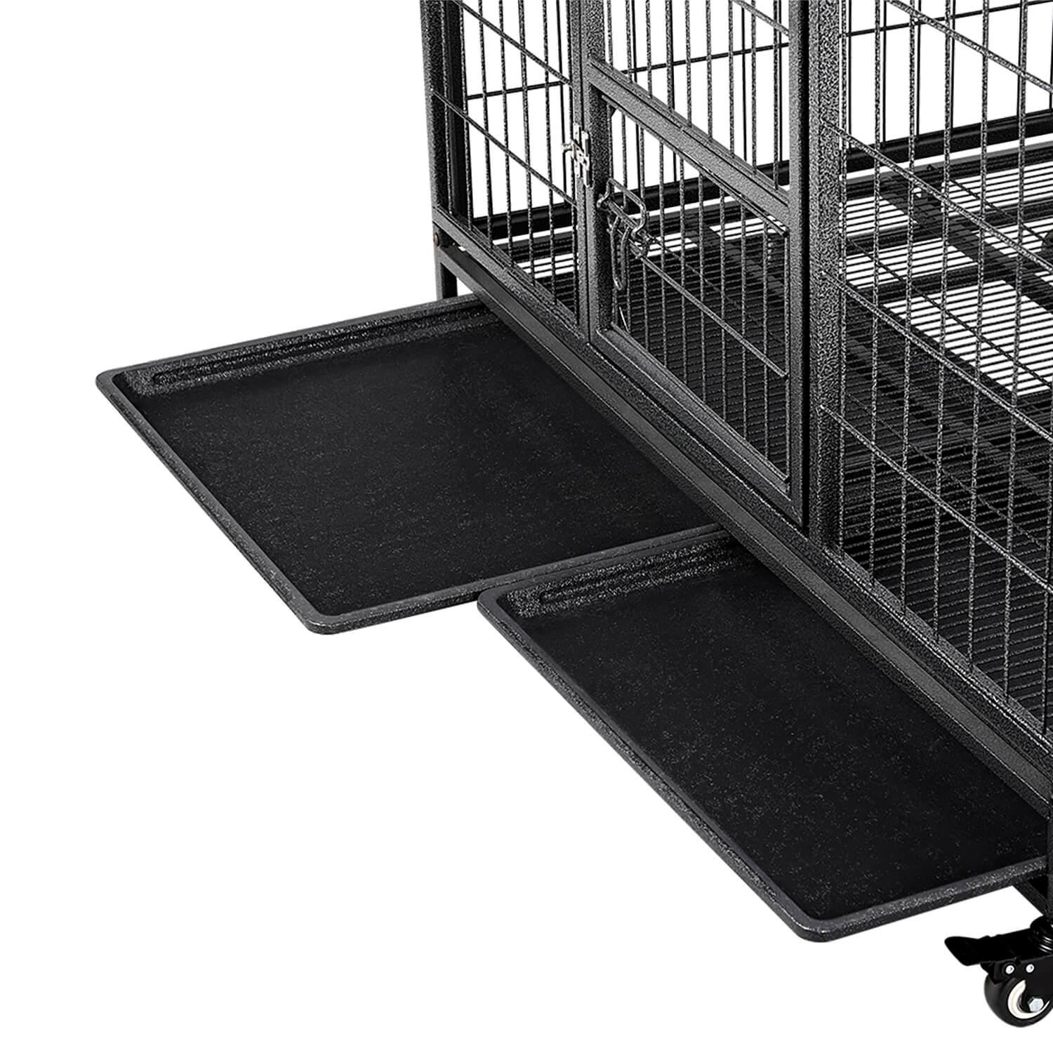 Yaheetech Rolling Dog Crate 43 Inch - Image 4