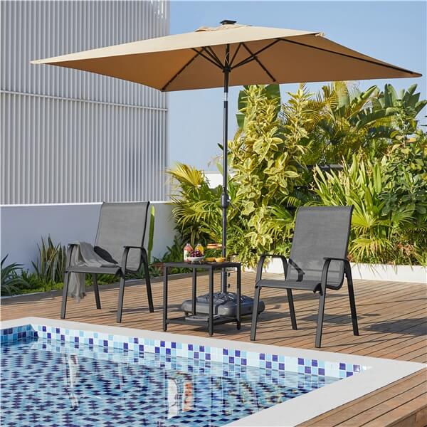 Yaheetech Set of 2 Patio Dining Chairs - Image 12