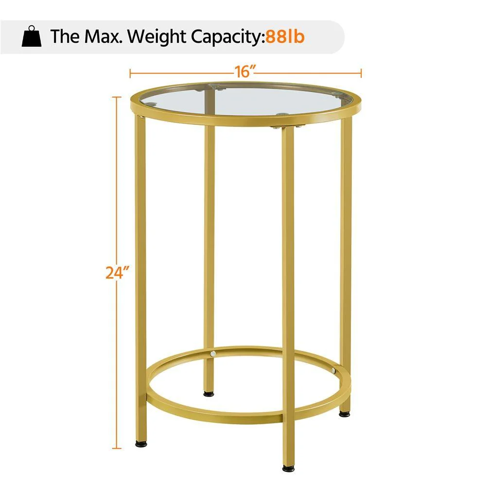 Yaheetech Side Table Set of 2 - Image 4