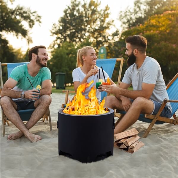 Yaheetech Smokeless Fire Pit for Outdoor Garden Patio Camping - Image 14