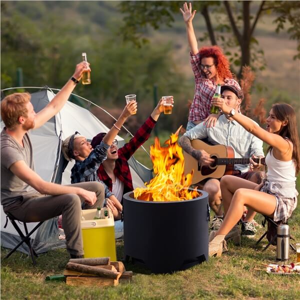 Yaheetech Smokeless Fire Pit for Outdoor Garden Patio Camping - Image 16