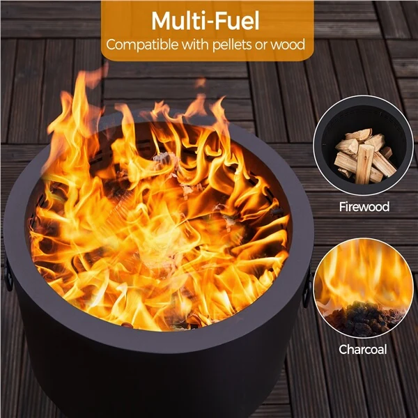 Yaheetech Smokeless Fire Pit for Outdoor Garden Patio Camping - Image 5