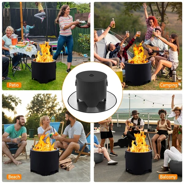 Yaheetech Smokeless Fire Pit for Outdoor Garden Patio Camping - Image 9