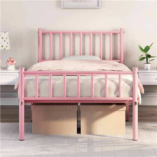 Yaheetech Twin Size Bed Frame Metal Platform Bed - Image 8