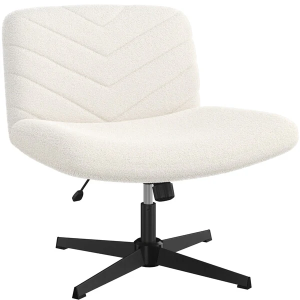 Yaheetech Wide Criss Cross Chair with No Wheels - Image 4