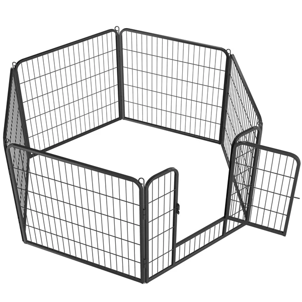 Yaheetech Wide Panel Dog Playpen, 6 Panels 32 inch - Image 5