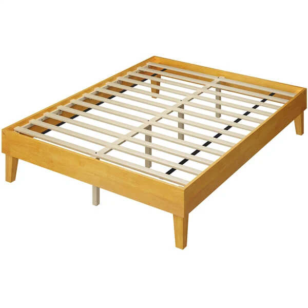 Yaheetech Wooden Bed Frame with Plywood Slat - Image 3