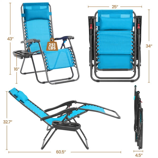 Yaheetech Zero Gravity Recliners - Image 3